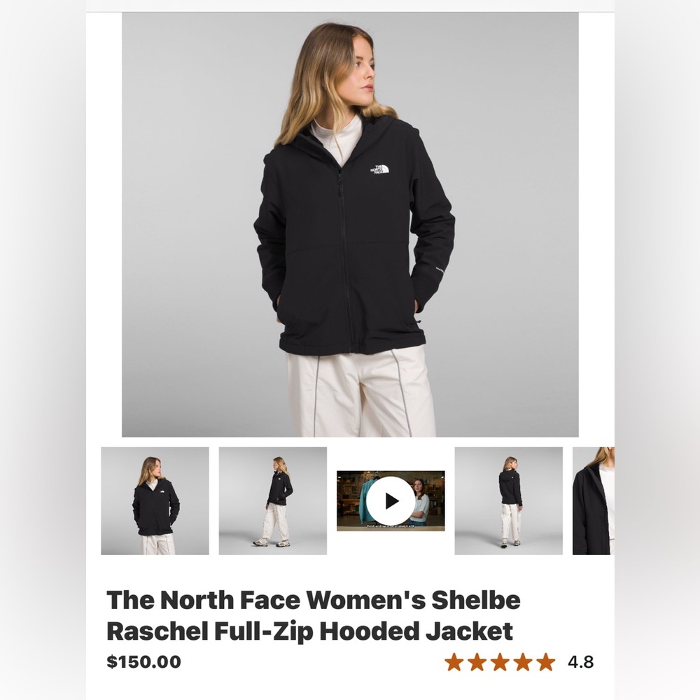 The North Face Black Hooded Jacket